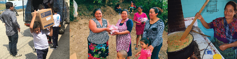 Meals distributed in Guatemala