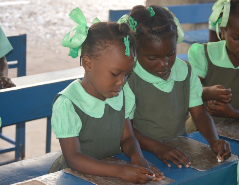 Preschool class at Grand Goave
