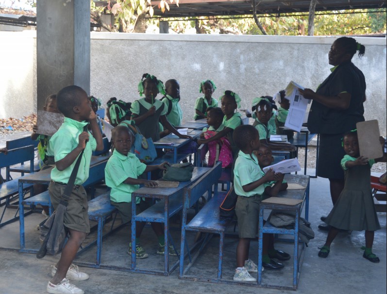 Preschool class at Grand Goave