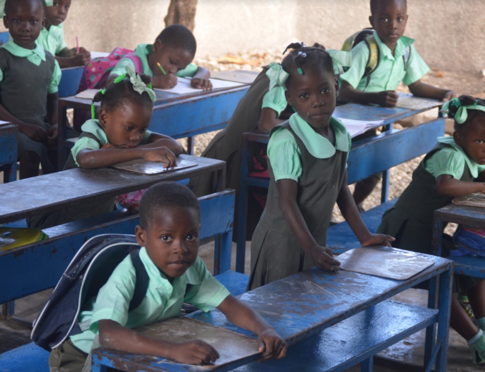 Preschool class at Grand Goave