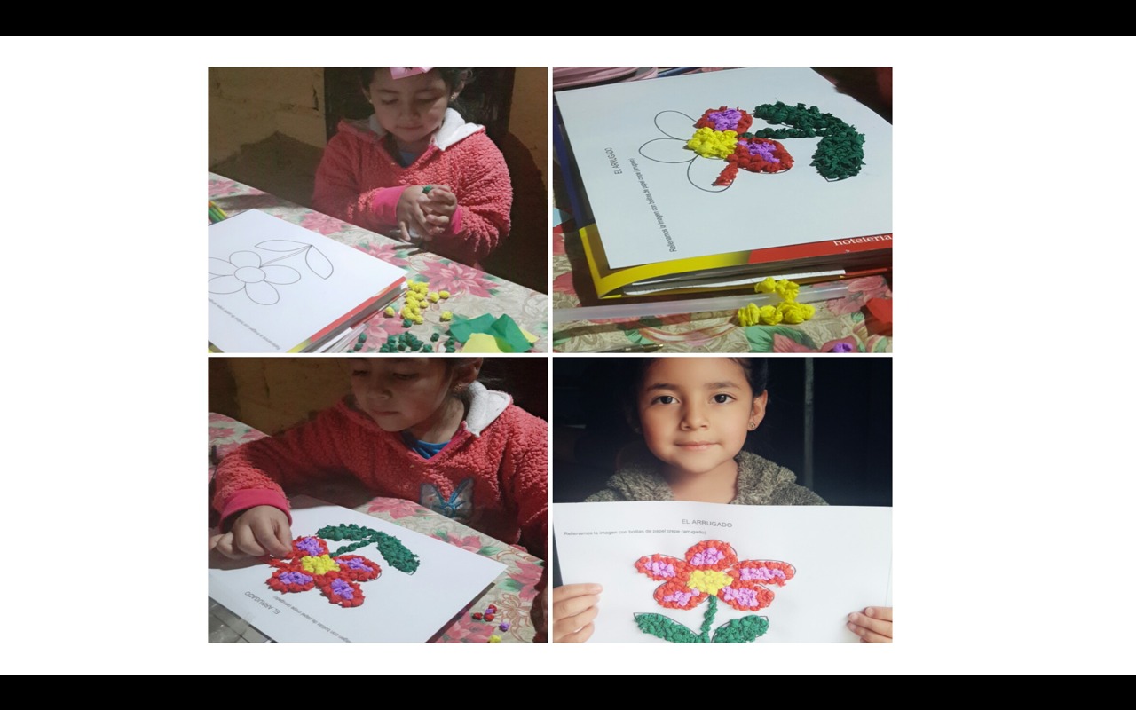 photo of children in online class