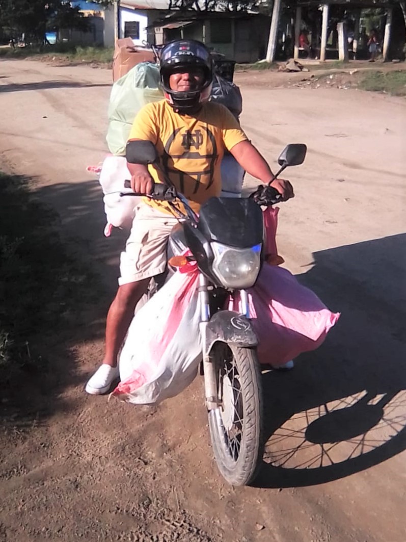 Jose on motorcycle