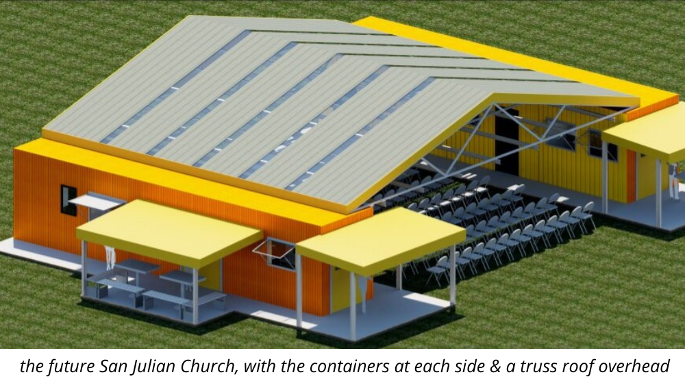 rendering of church